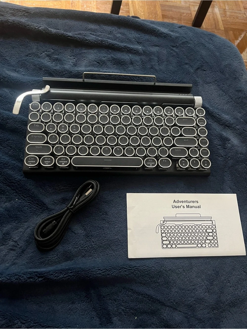 Vintage adventurers typewriter